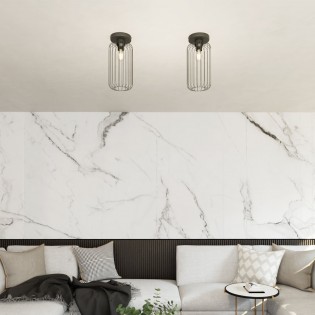 Plafón de techo Coberti Negro