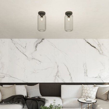 Plafón de techo Coberti Negro