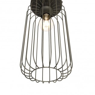 Plafón de techo Coberti Negro