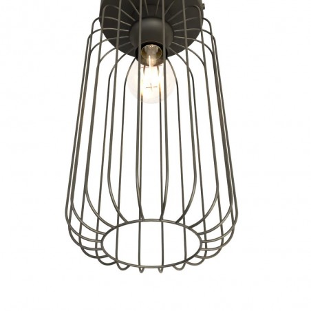 Plafón de techo Coberti Negro