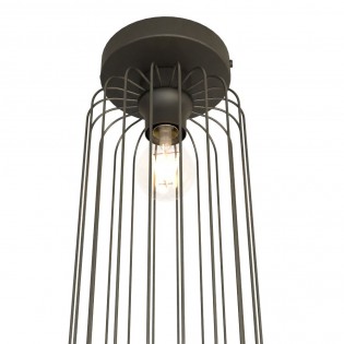 Plafón de techo Coberti Negro