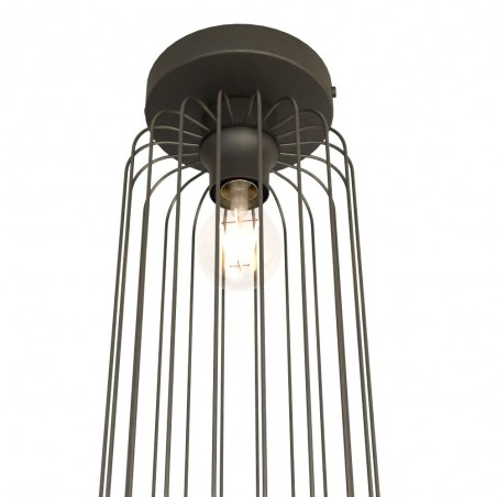 Plafón de techo Coberti Negro