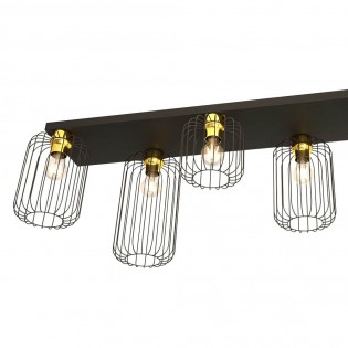 Plafón de techo Coberti Oro (6 luces)