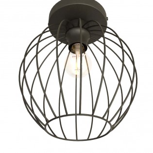 Plafón de techo Indo Negro