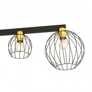 Regleta de techo Indo Oro (3 luces)