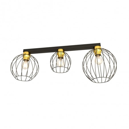 Regleta de techo Indo Oro (3 luces)