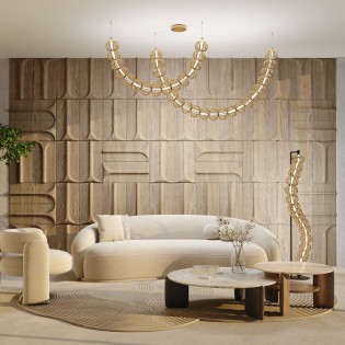 Lámpara colgante LED Golden...