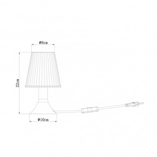 Lámpara de sobremesa Sioban