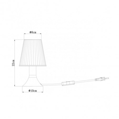 Lámpara de sobremesa Sioban