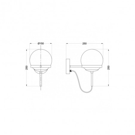 Aplique de pared Waco