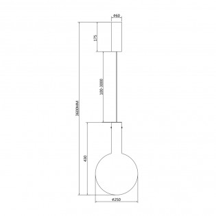 Lámpara colgante LED Nebula (6W)