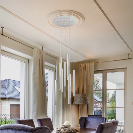 Lámpara colgante LED Varas (9x5W)