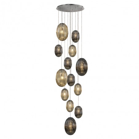 Lámpara colgante LED Ovila (13x8W)
