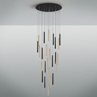 Lámpara colgante LED Varas...