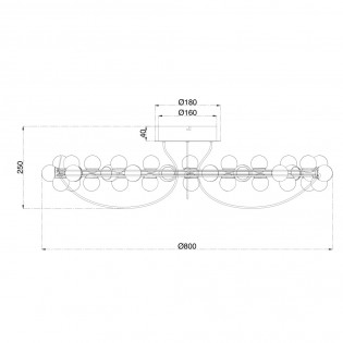 Plafón de techo LED Tessara (72W)