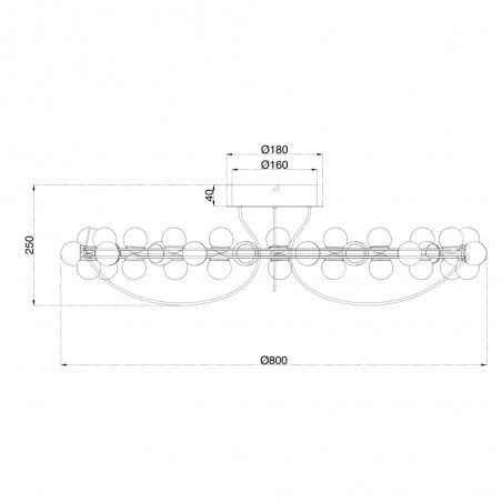 Plafón de techo LED Tessara (72W)
