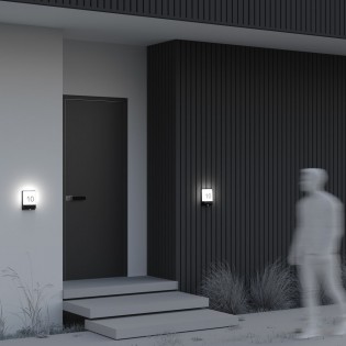 Aplique de pared para exterior LED Row (9W)