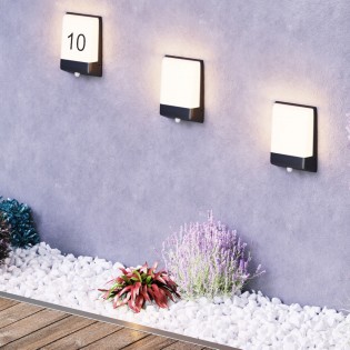 Aplique de pared para exterior LED Row (9W)