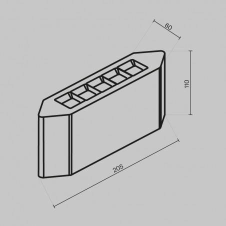 Aplique de pared de exterior LED Pull (5W)