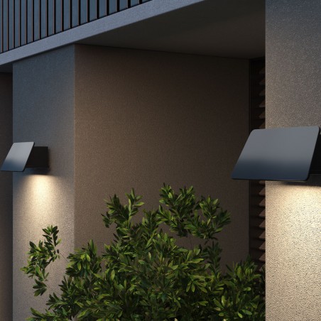 Aplique de pared de exterior LED Trupp (6W)