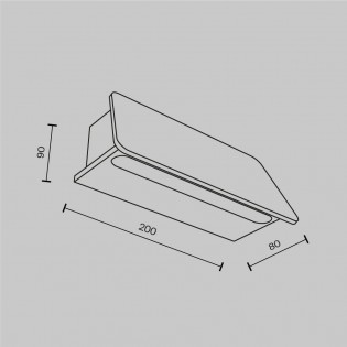 Aplique de pared de exterior LED Trupp (6W)
