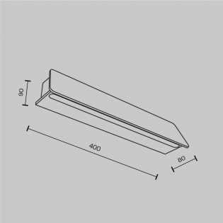Aplique de pared de exterior LED Trupp (10W)