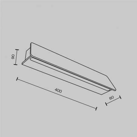 Aplique de pared de exterior LED Trupp (10W)