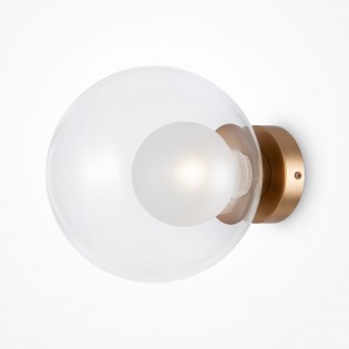 Aplique de pared Basic Form Transparente