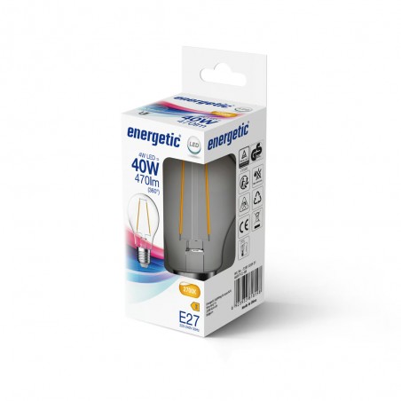 Bombilla LED E27 A60 2700K (4W)
