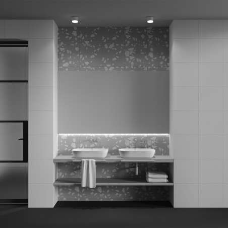 Foco de superficie para baños Pauline