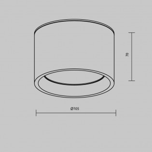 Foco de superficie para baños LED Hydra (10W)