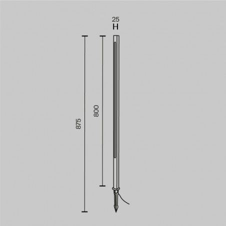 Baliza de exterior LED Pole (12W)