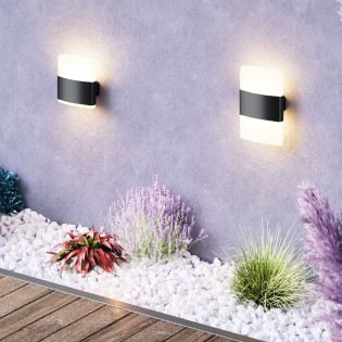 Aplique de pared de exterior LED Rom II (12W)