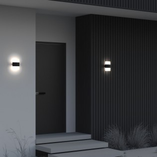 Aplique de pared de exterior LED Rom II (12W)