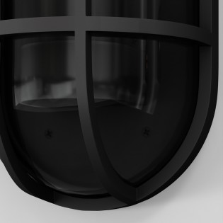 Aplique de pared de exterior Candle Rejilla