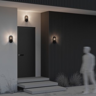 Aplique de pared de exterior Candle Rejilla