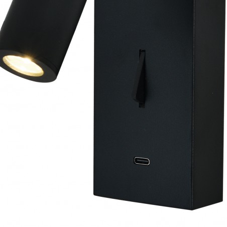 Aplique lector LED con interruptor Tarifa III (3W)