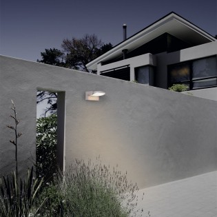 Aplique de pared de exterior LED Hood (12W)