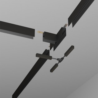 Conexión T alta carril...