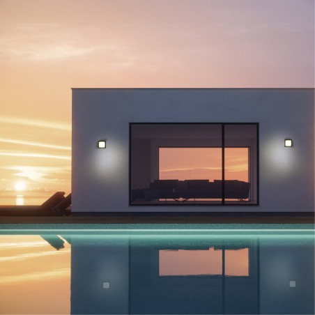 Plafón de exterior LED Creek Cuadrado CCT (15W)