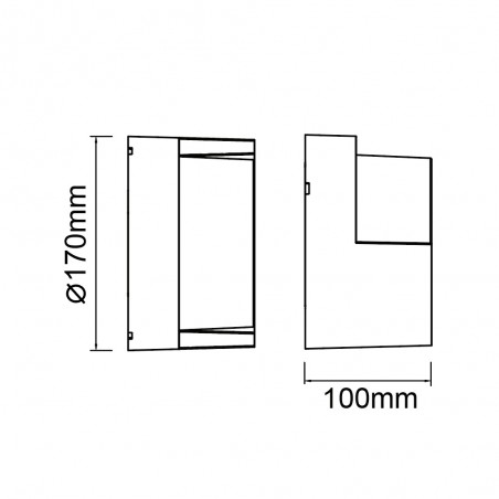 Aplique de exterior LED Creek Circular CCT (15W)