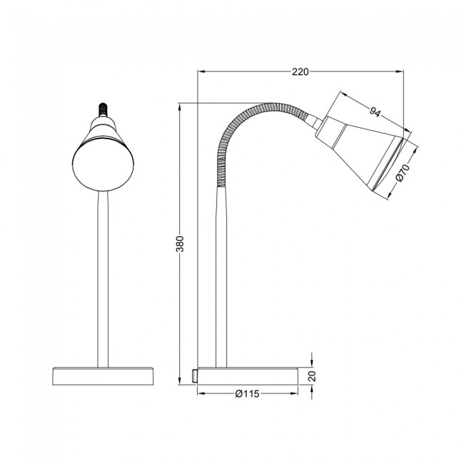 flexo led flexible arras 4w