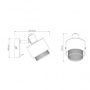 Aplique de pared Vasil
