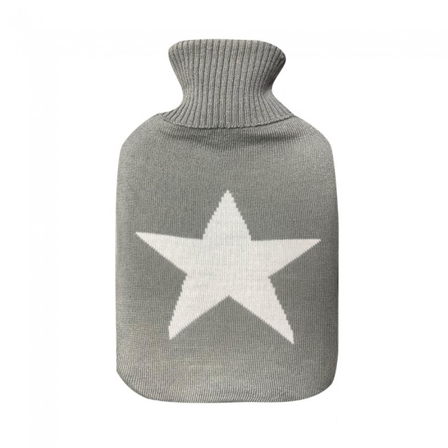 Bolsa de agua caliente con funda 1,7 Litros. Mimo Estrella