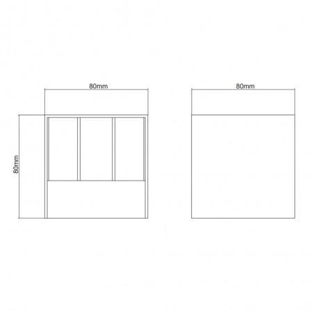 Aplique exterior LED Adaja (3W)