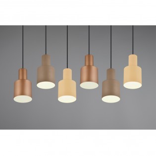 Lámpara colgante Agudo (6 Luces)
