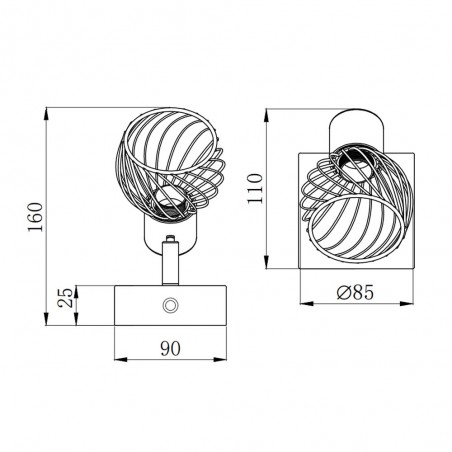 Aplique de pared Ardon