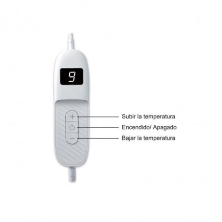 Almohadilla Eléctrica con cubierta Vellon 9 niveles 40x30cm. (100W)