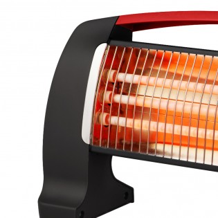 Estufa de cuarzo eléctrica 3 elementos Edipo (1200W)