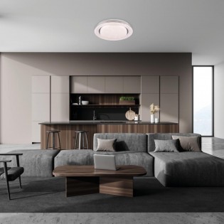 Plafón de techo LED Atria...